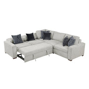 8548GY*42ACLCR2AA 3-Piece Sectional with Pull-out Bed - 8548GY*42ACLCR2AA