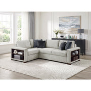 8548GY*4SCACCLA2 3-Piece Sectional with Pull-out Bed and Click Motion Back - 8548GY*4SCACCLA2