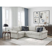 8548GY*4SCACCLA4 3-Piece Sectional with Pull-out Bed and Click Motion Back - 8548GY*4SCACCLA4