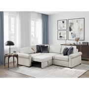 8548GY*4SCACCLA4 3-Piece Sectional with Pull-out Bed and Click Motion Back - 8548GY*4SCACCLA4