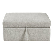 8548GY*4VC2ACLAOT 3-Piece Sectional with Reversible Chaise, Pull-out Bed, Hidden Storage and Ottoman, Click Motion Back - 8548GY*4VC2ACLAOT