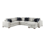 8548GY*5VC2ACR2ACLA 4-Piece Sectional with Reversible Chaise, Pull-out Bed and Hidden Storage - 8548GY*5VC2ACR2ACLA