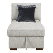 8548GY*5VC2ACR2ACLA 4-Piece Sectional with Reversible Chaise, Pull-out Bed and Hidden Storage - 8548GY*5VC2ACR2ACLA