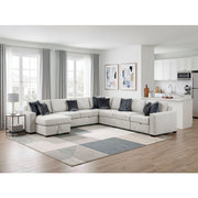 8548GY*6SCACCLA 5-Piece Sectional with Reversible Chaise, Pull-out Bed, Hidden Storage and Click Motion Back - 8548GY*6SCACCLA