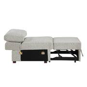 8548GY*6SCACCLA2 5-Piece Sectional with Reversible Chaise, Pull-out Bed, Hidden Storage and Click Motion Back - 8548GY*6SCACCLA2