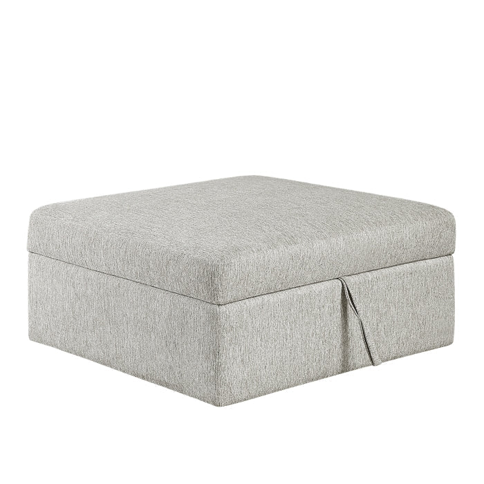 8548GY*6VC2ACR2ACLAOT 5-Piece Sectional with Reversible Chaise, Pull-out Bed and Ottoman - 8548GY*6VC2ACR2ACLAOT