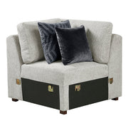 8548GY*6VC2ACR2ACLAOT 5-Piece Sectional with Reversible Chaise, Pull-out Bed and Ottoman - 8548GY*6VC2ACR2ACLAOT