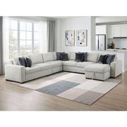 8548GY*6VCCR22AACA (6)5-Piece Sectional with Convertible and Reversible Chaise,  Hidden Storage, Click Motion Back - 8548GY*6VCCR22AACA