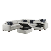 8548GY*7VC2ACR2ACLACAOT 6-Piece Sectional with Reversible Chaise, Pull-out Bed and Ottoman - 8548GY*7VC2ACR2ACLACAOT