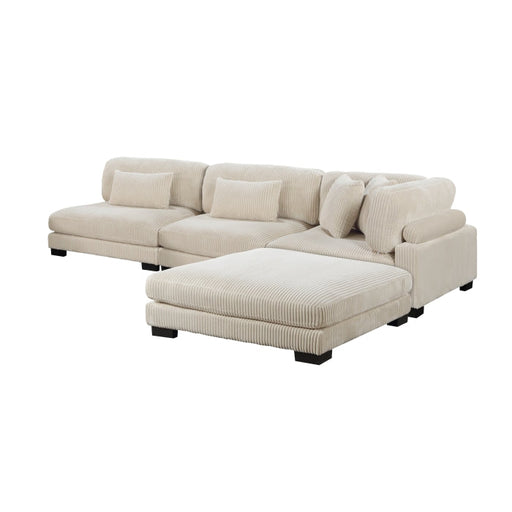 8555BE*2AC1CROT (4)4-Piece Modular Sectional with Ottoman - 8555BE*2AC1CROT
