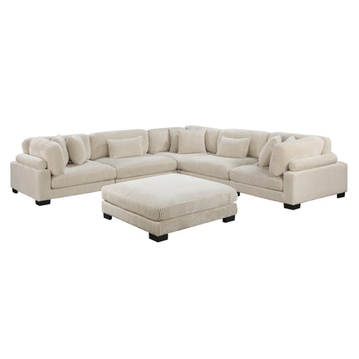 8555BE*3CR2ACOT (6)6-Piece Modular Sectional with Ottoman - 8555BE*3CR2ACOT