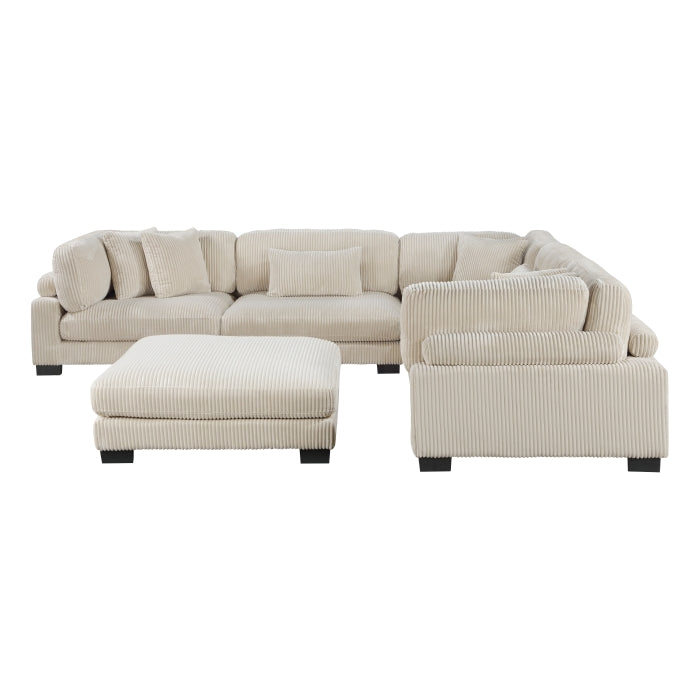 8555BE*3CR2ACOT (6)6-Piece Modular Sectional with Ottoman - 8555BE*3CR2ACOT