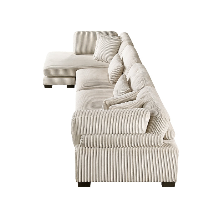 8555BE*CR2ACVC (4)4-Piece Modular Sectional with Reversible Chaise - 8555BE*CR2ACVC