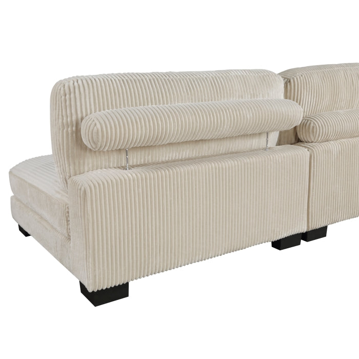 8555BE*CR2ACVC (4)4-Piece Modular Sectional with Reversible Chaise - 8555BE*CR2ACVC