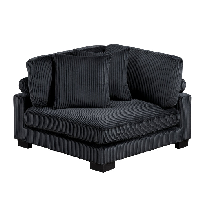 8555BK*4SC (4)4-Piece Modular Sectional - 8555BK*4SC