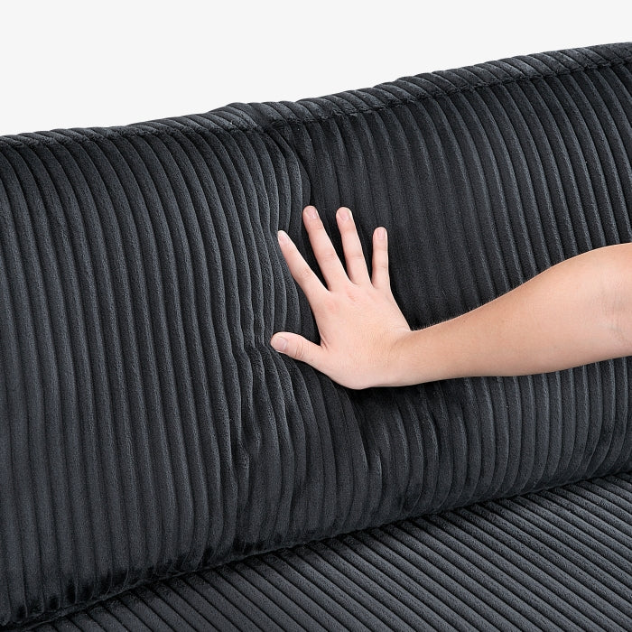 8555BK*4SC (4)4-Piece Modular Sectional - 8555BK*4SC