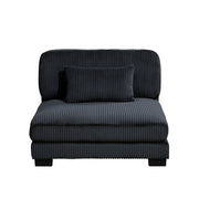 8555BK*5SC (5)5-Piece Modular Sectional - 8555BK*5SC