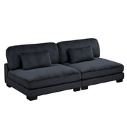 8555BK*5SC (5)5-Piece Modular Sectional - 8555BK*5SC