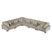 8555GB*3CR3AC (6)6-Piece Modular Sectional - 8555GB*3CR3AC