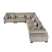8555GB*3CR3AC (6)6-Piece Modular Sectional - 8555GB*3CR3AC