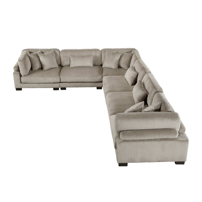 8555GB*3CR3AC (6)6-Piece Modular Sectional - 8555GB*3CR3AC