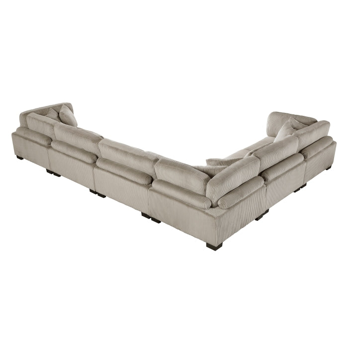 8555GB*3CR3AC (6)6-Piece Modular Sectional - 8555GB*3CR3AC