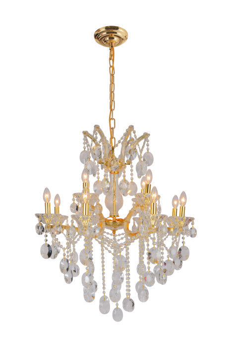 86045W30CG-914C 30X30 12 LIGHT  CLEAR GOLD - 210000004581