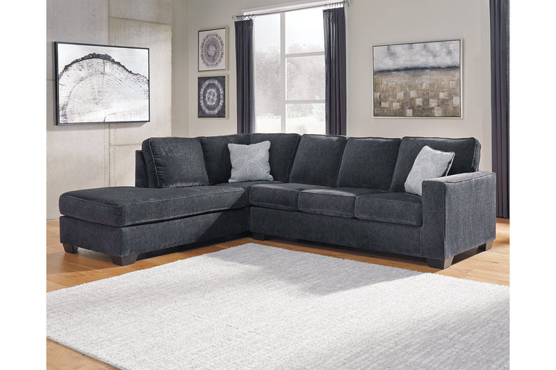 Altari Slate 2-Piece Sectional with Chaise -  Ashley - Lara Furniture