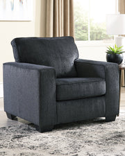 Altari Slate Sofa, Loveseat and Chair from Ashley - Lara Furniture