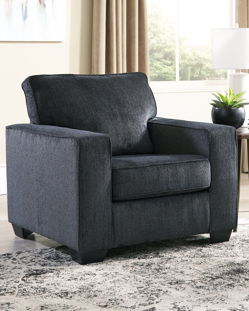 Altari Slate Sofa, Loveseat and Chair from Ashley - Lara Furniture