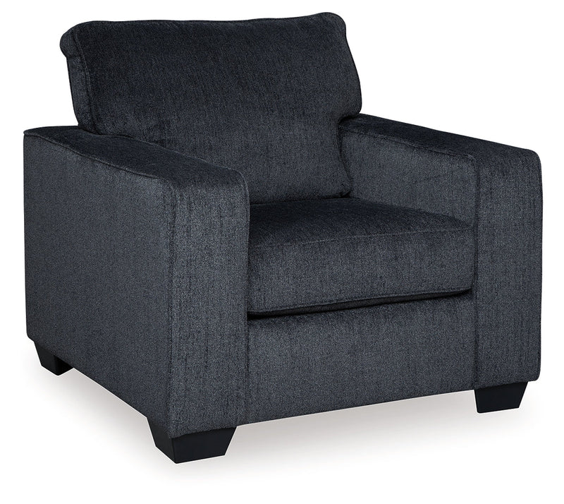 Altari Slate Sofa, Loveseat and Chair from Ashley - Lara Furniture
