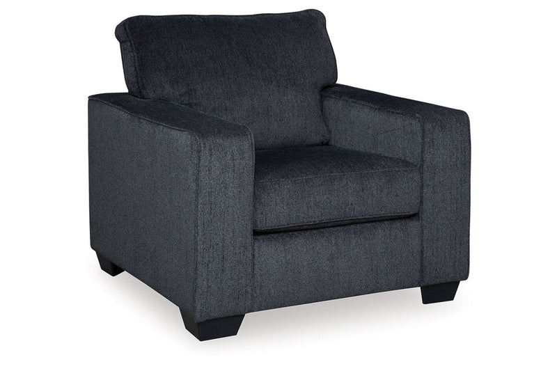 Altari Slate Sofa, Loveseat and Chair from Ashley - Lara Furniture