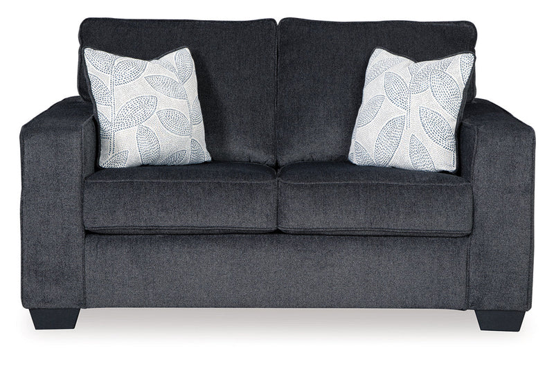 Altari Slate Sofa, Loveseat and Chair from Ashley - Lara Furniture