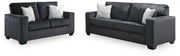 Altari Slate Sofa, Loveseat and Chair from Ashley - Lara Furniture