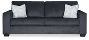 Altari Sofa, Loveseat, Chair and Ottoman in Slate from Ashley - Lara Furniture