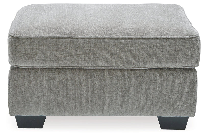 Altari Gray 2-Piece Sectional with Chaise and Oversized Ottoman from Ashley - Lara Furniture