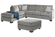 Altari Alloy 2-Piece Sectional with Ottoman -  Ashley - Lara Furniture
