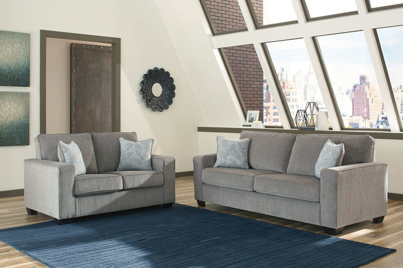 Altari Alloy Sofa and Loveseat -  Ashley - Lara Furniture