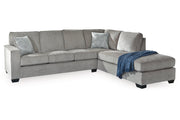 Altari Alloy 2-Piece Sleeper Sectional, Loveseat and Ottoman -  Ashley - Lara Furniture