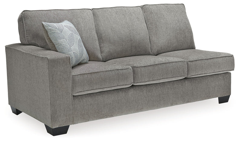 Altari Gray 2-Piece Sectional with Chaise and Oversized Ottoman from Ashley - Lara Furniture