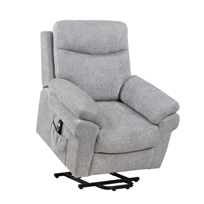 9015GY-1LTM Power Lift Chair with Massage, Heat and Charging Port - 9015GY-1LTM