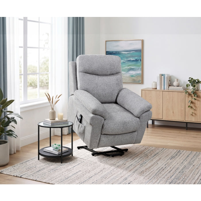 9015GY-1LTM Power Lift Chair with Massage, Heat and Charging Port - 9015GY-1LTM