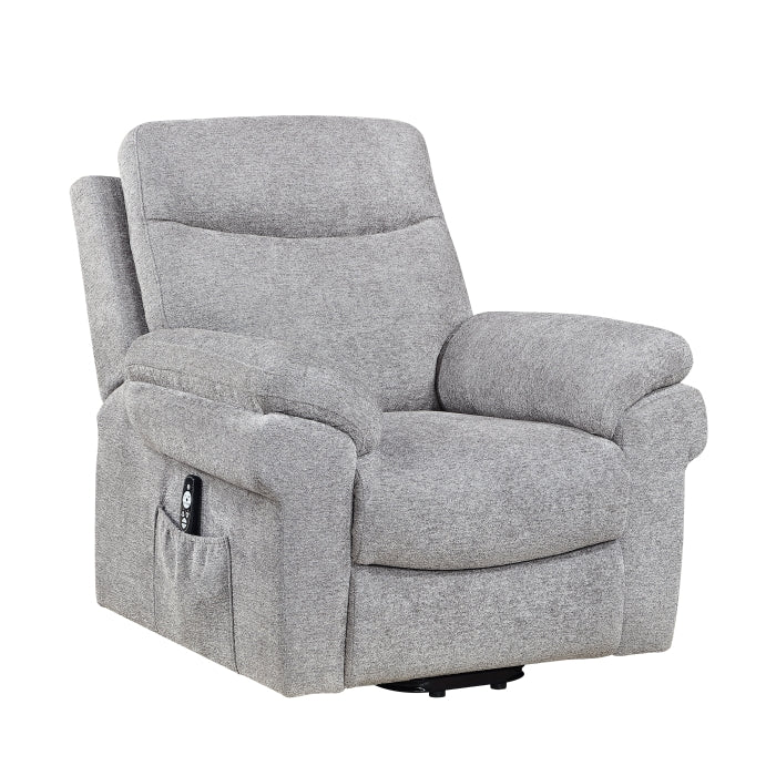 9015GY-1LTM Power Lift Chair with Massage, Heat and Charging Port - 9015GY-1LTM