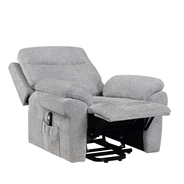 9015GY-1LTM Power Lift Chair with Massage, Heat and Charging Port - 9015GY-1LTM
