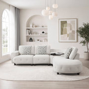 9025BEG*41LRC (4)4-Piece Sectional with Right Side Chaise, Hidden Storage, Lift Top, Receptacle and Charging Ports - 9025BEG*41LRC