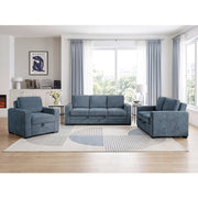 9027BUE-1CL Convertible Chair with Pull-out Bed - 9027BUE-1CL
