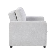 9027GRY-1CL Convertible Chair with Pull-out Bed - 9027GRY-1CL