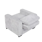 9027GRY-1CL Convertible Chair with Pull-out Bed - 9027GRY-1CL