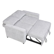 9027GRY-2CL Convertible Love Seat with Pull-out Bed - 9027GRY-2CL