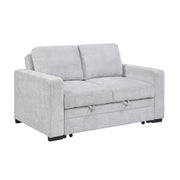 9027GRY-2CL Convertible Love Seat with Pull-out Bed - 9027GRY-2CL
